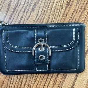 Coach genuine leather wallet / wristlet